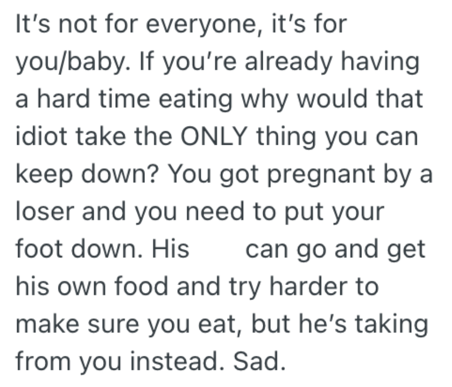 Pregnant Woman Qualified To Receive Free Nutritional Food, But Her Fiancé Keeps Eating Her Portions, Claiming Its For Both Of Them Screenshot 2025 06 01 at 6.45.39 PM Pregnant Woman Qualified To Receive Free Nutritional Food, But Her Fiancé Keeps Eating Her Portions, Claiming Its For Both Of Them